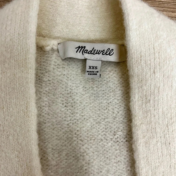 Madewell Allston Double-Button Cardigan Sweater in Colorblock - Size XXS - Picture 9 of 9